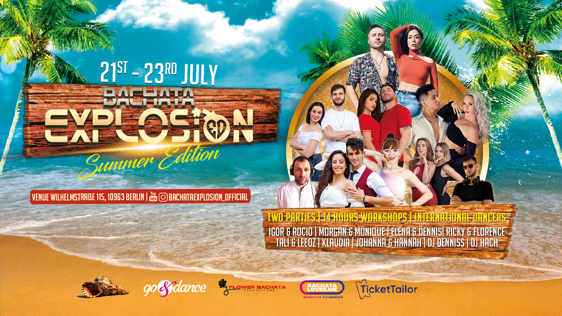 Bachata Explosion — Golden Edition Poster