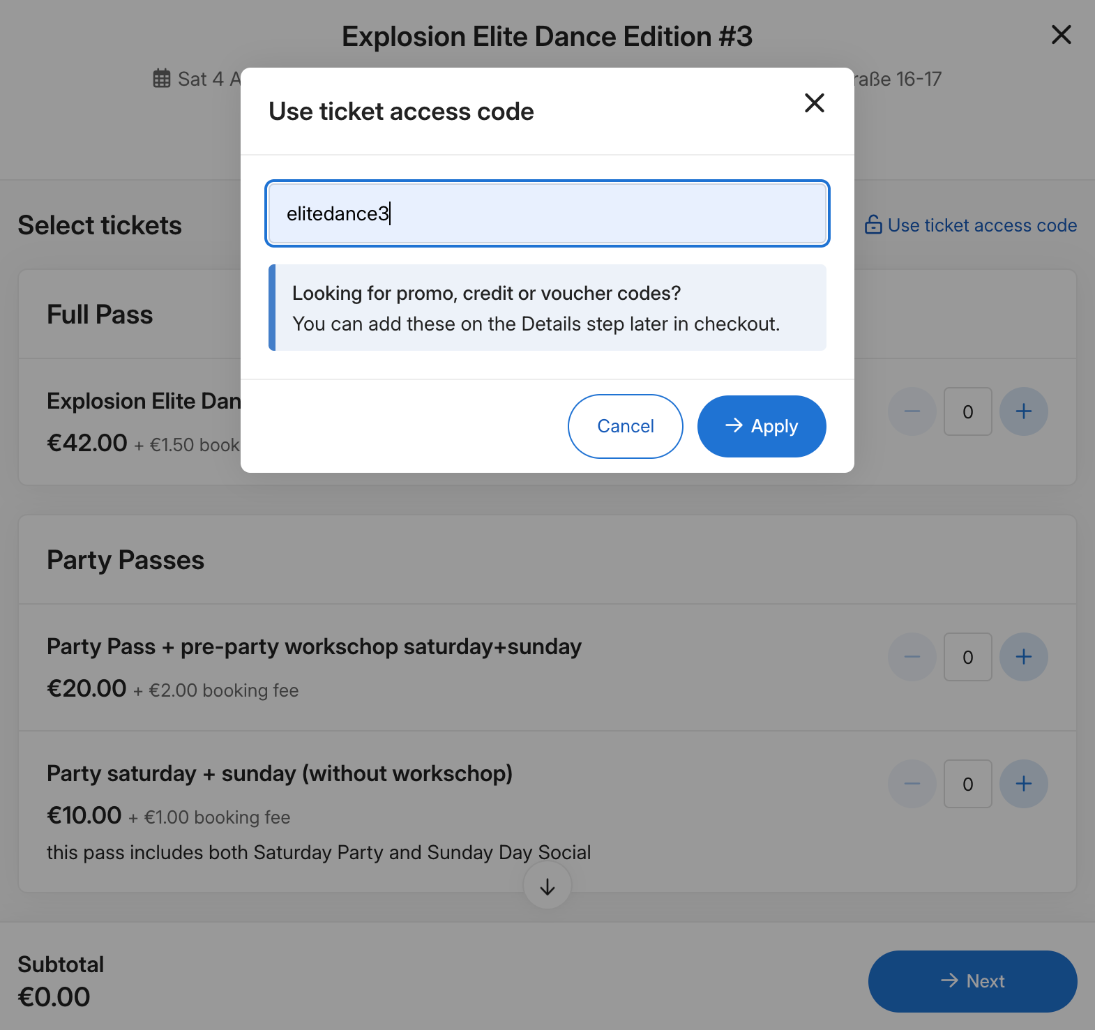 Step 2 - Enter your details