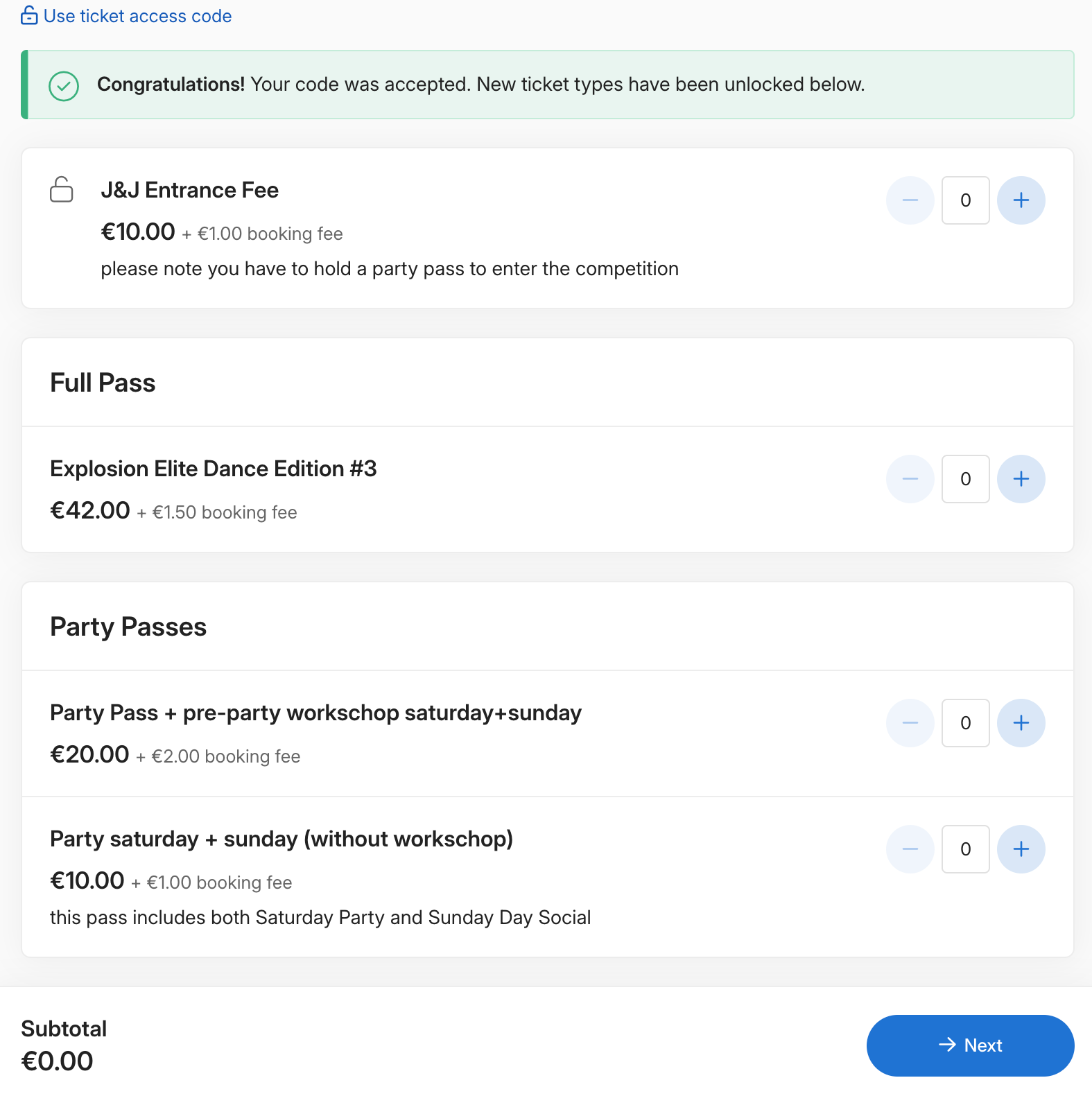 Step 3 - Confirm and secure your registration